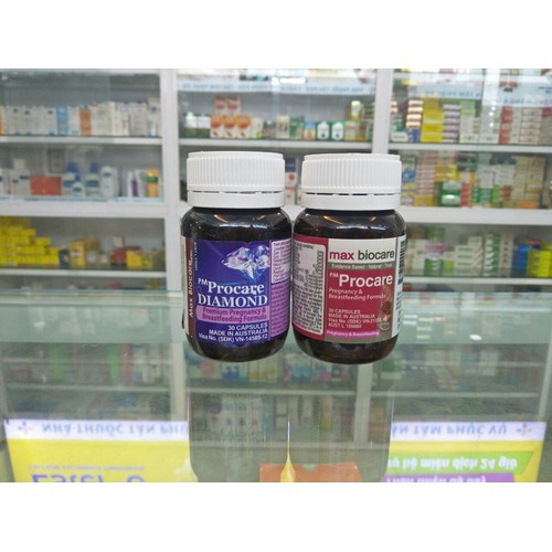 PM Procare Và PM Procare Diamond Dành Cho Phụ Nữ Có Thai Và Cho Con Bú (30 Viên)