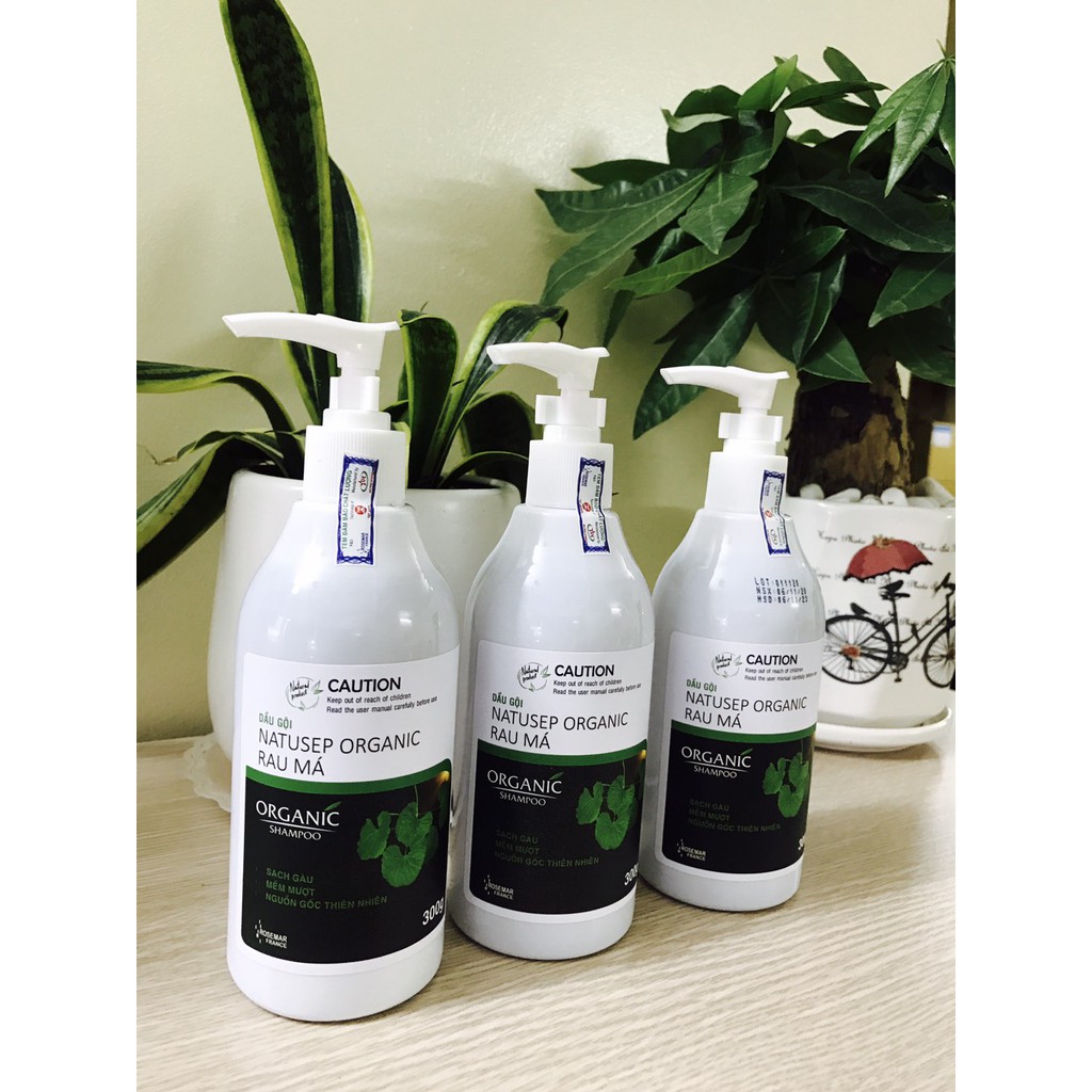Dầu Gội Đầu Sạch Gàu Loại Mới 2021 💝HÀNG CÓ SẴN💝 Dầu Gội Hữu Cơ Organic Ngăn Ngừa Rụng Tóc Natusep Organic Rau Má | BigBuy360 - bigbuy360.vn