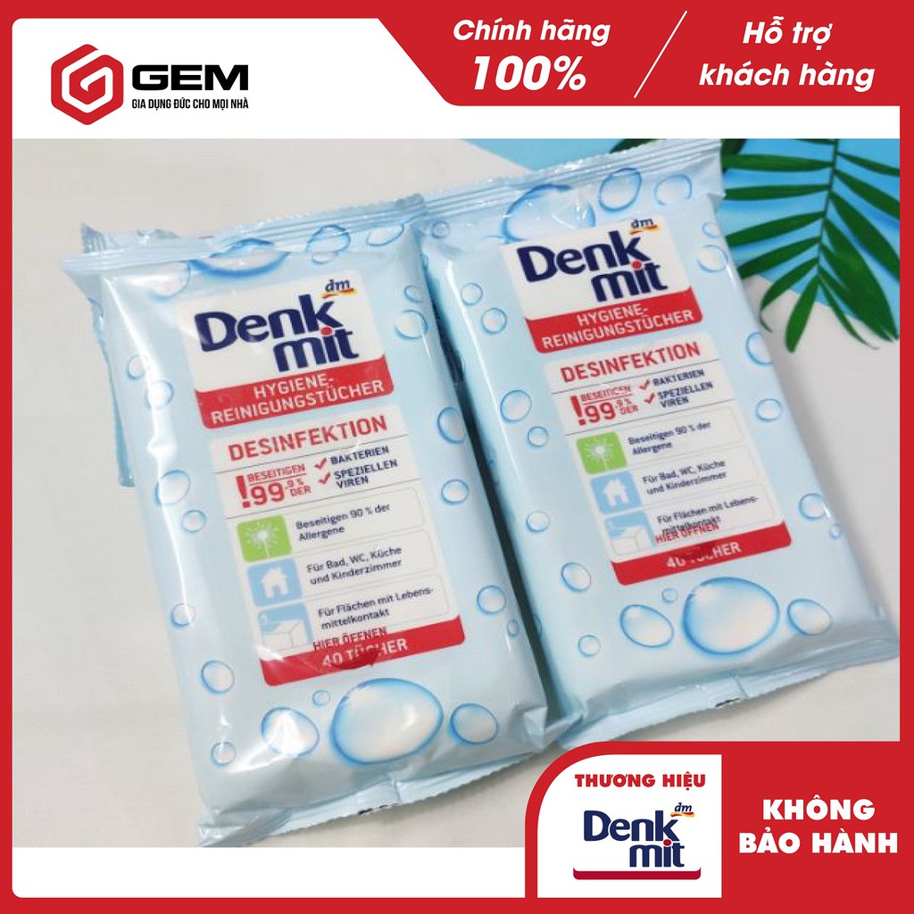Khăn Giấy Ướt Denkmit 40 tờ
