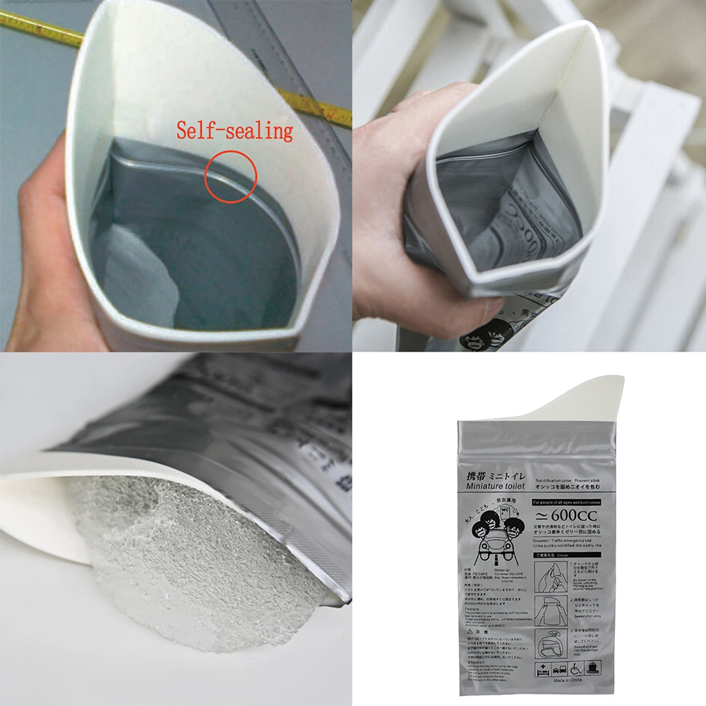 (Hàng Mới Về) Set 1 / 2 / 3 Túi Đựng Nước Tiểu Tiện Dụng Khi Đi Du Lịch