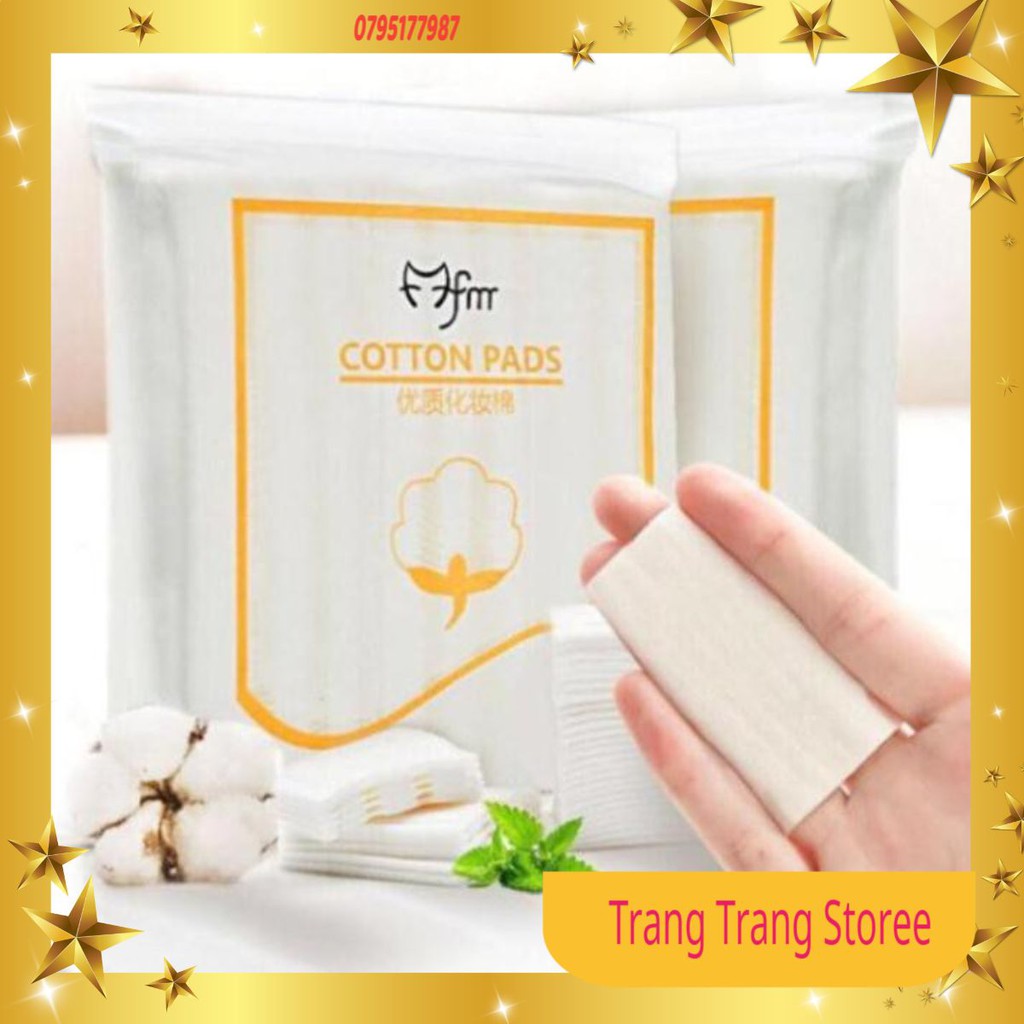 Bông Tẩy Trang Cotton 222 Miếng Hàng Nội Địa Trung