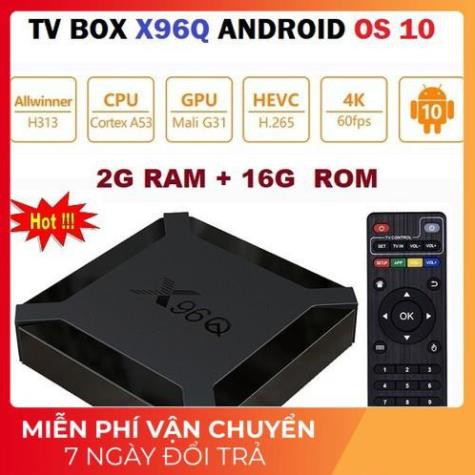 🔥XẢ KHO🔥 TV box X96 RAM 2Gb android 10