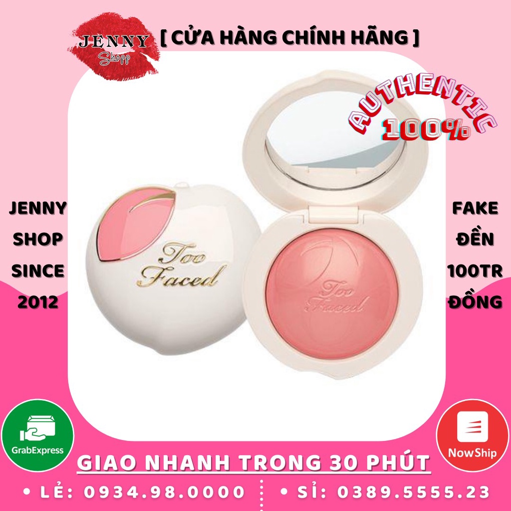 Phấn Má Too Faced Peach My Cheeks Melting Powder Blush