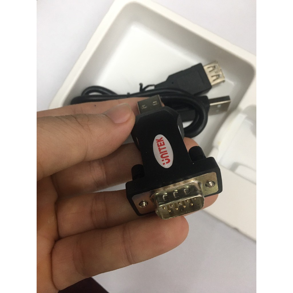Đầu chuyển USB sang Com (RS232) Unitek Y105 1.5m - Hãng phân phối