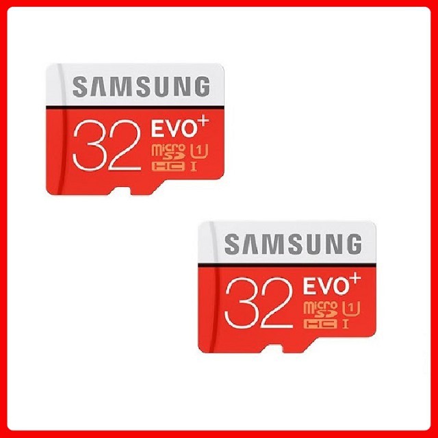 Thẻ nhớ MicroSDHC Samsung Evo Plus 32GB U1 95MB/s - Box New (Đỏ) - Hàng Chính Hãng