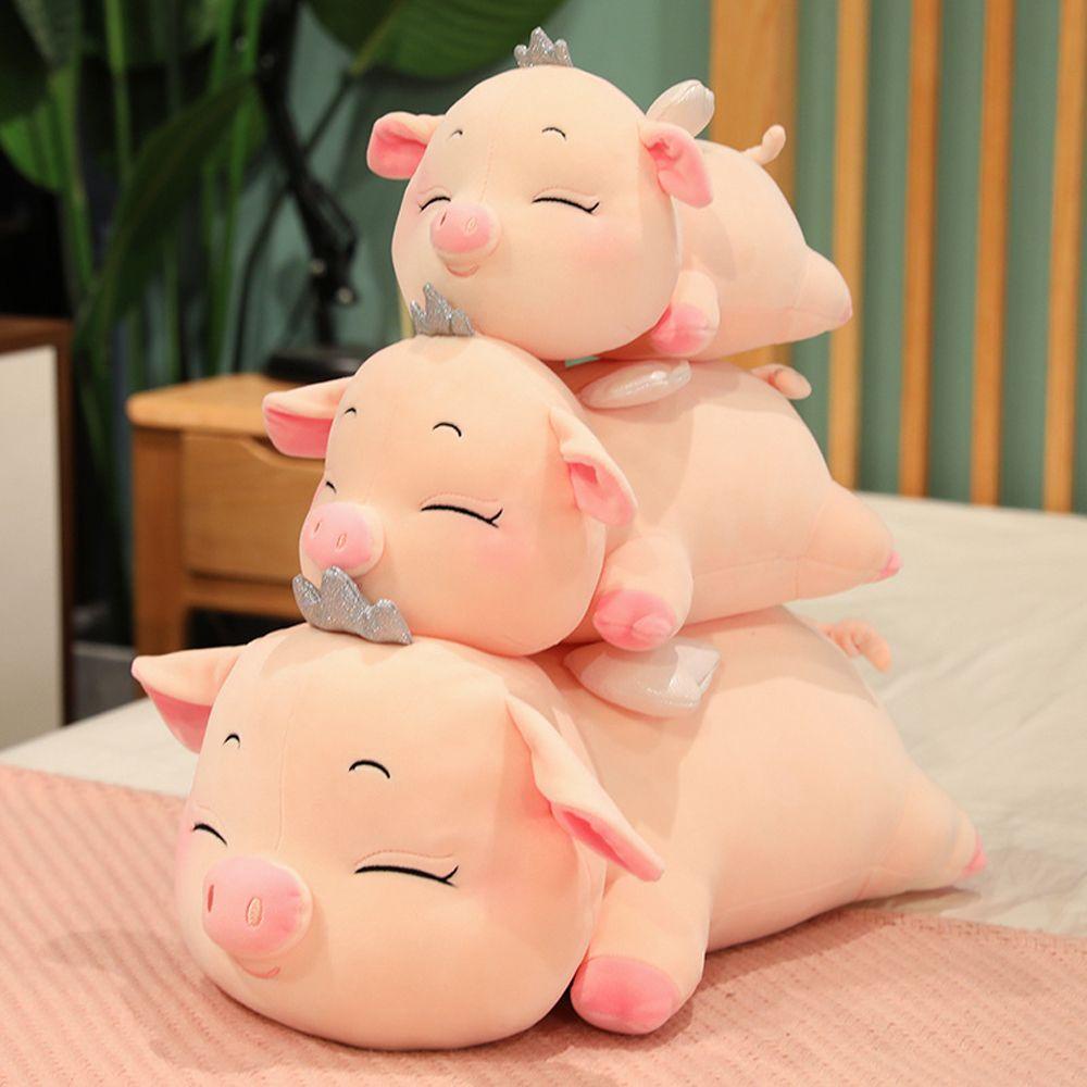 Thú Nhồi Bông Hình Chú Heo Hoạt Hình Đáng Yêu