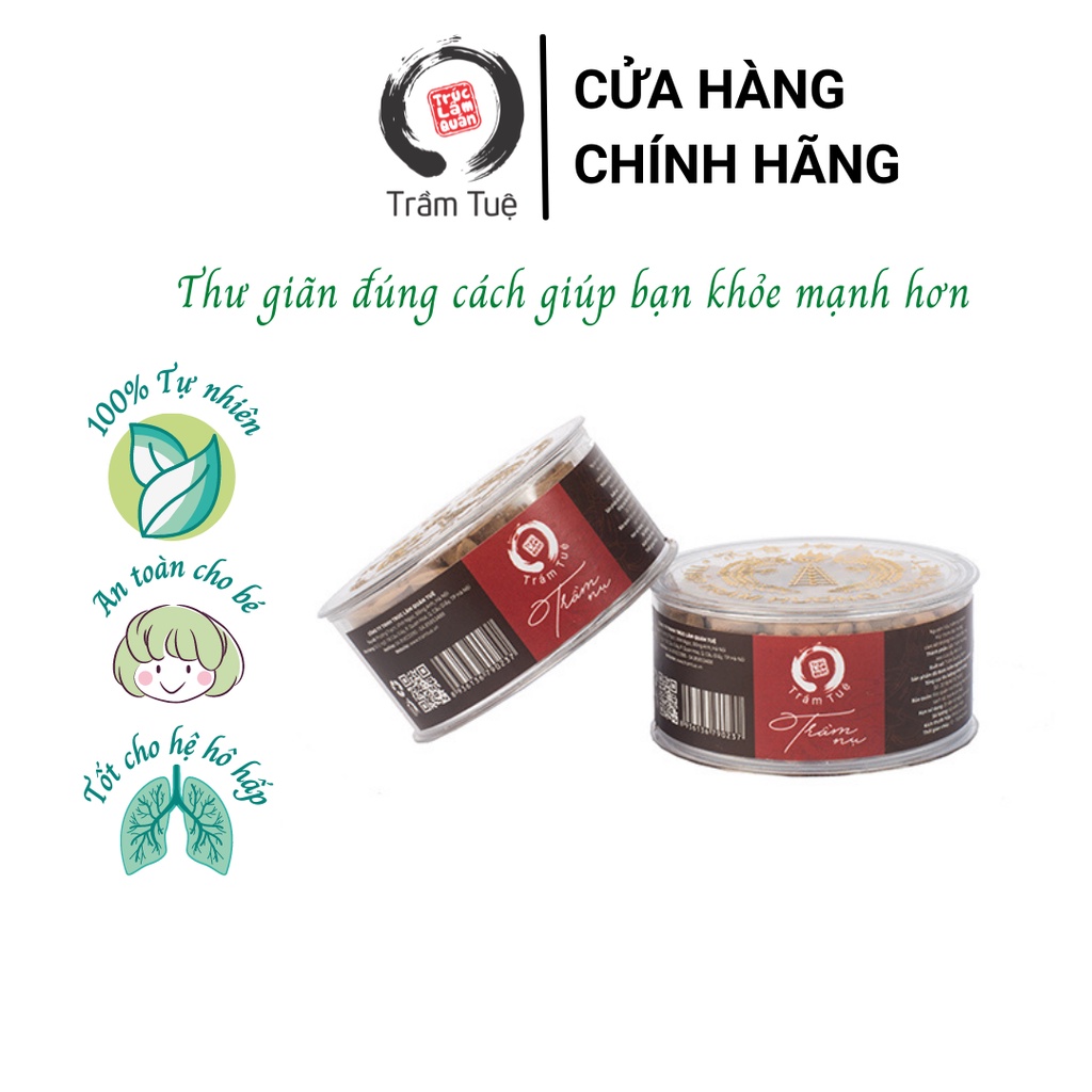 Nụ trầm hương xông nhà ⚡️KHÔNG CAY MẮT⚡️ Trầm nụ 60 viên, không cay mắt, hương thơm nhẹ, cho tâm hồn thanh thản