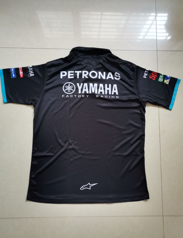 TEAM NEW Áo Thun Polo Nam Tay Ngắn In Chữ Yamaha F1 Thời Trang 2020