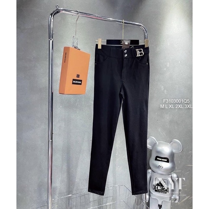 Quần legging uni 2 nút