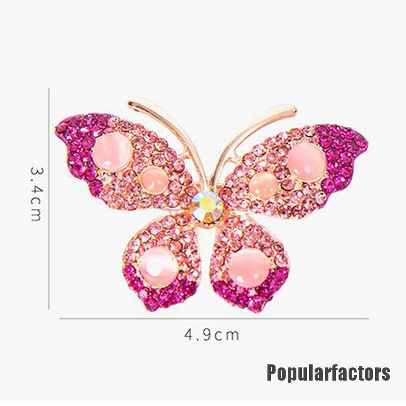 Ghim Cài Áo Hình Bướm Sang Trọng