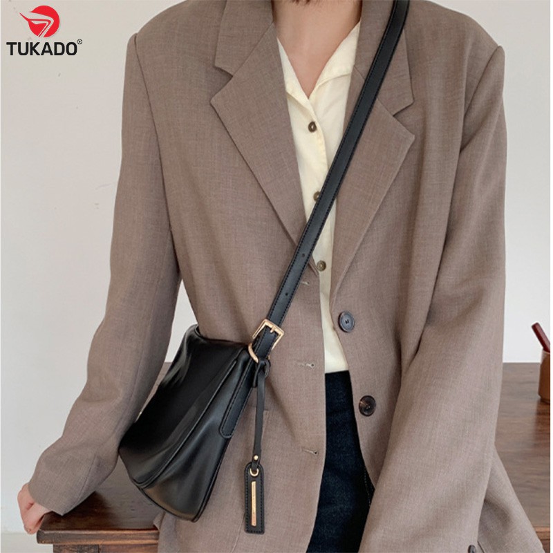 Túi Xách Nữ Đeo Chéo Đeo Vai Kẹp Nách MICOCAH Dáng Công Sở Thời Trang Phối Màu Basic Da Cao Cấp Cực Đẹp MC10 - Tukado | BigBuy360 - bigbuy360.vn