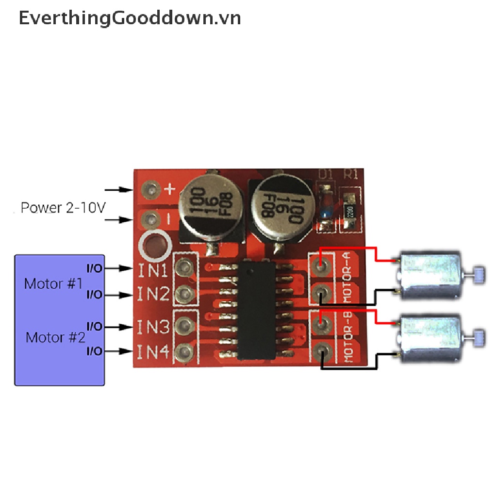 Mô Đun Điều Khiển Tốc Độ Động Cơ PWM L298N