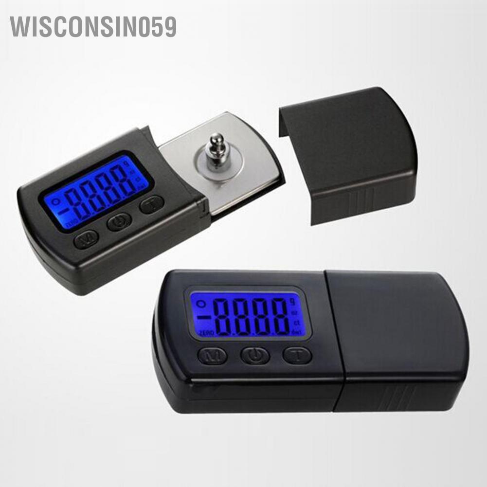 Wisconsin059 Stylus Force Gauge Digital High Accuracy LCD Display Pressure Scale for Jewelry Vinyl Records