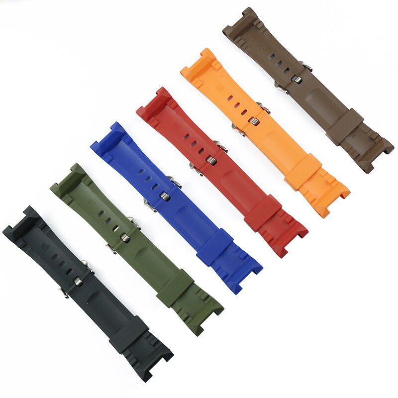 YIFILM Dây Đeo Bằng Nhựa Chống Nước Cho Đồng Hồ Casio GST-S130 S110 S100 W130L W100 W110 210 YIFILM