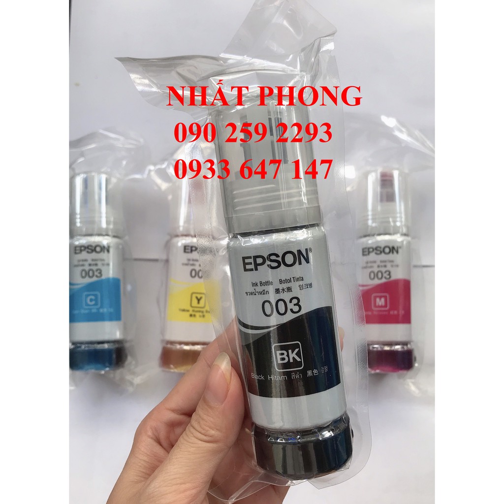 Mực in màu Epson 003 dùng cho máy in Epson L3110,L3150,L5190, L1110