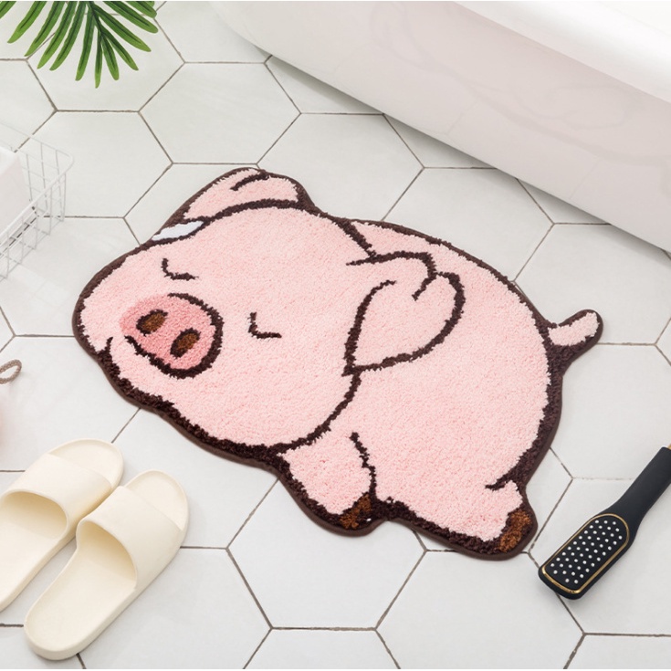 Thảm lót sàn chùi chân hình con vật ngộ nghĩnh nhiều kích thước