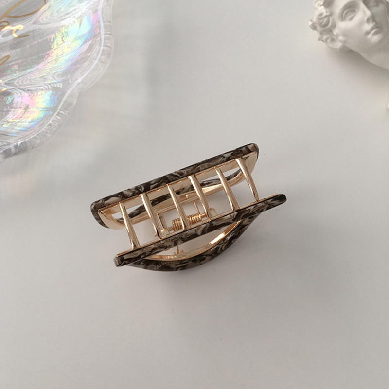 Kẹp Tóc Họa Tiết Vân Đá Bằng Hợp Kim Thời Trang Cho Nữ