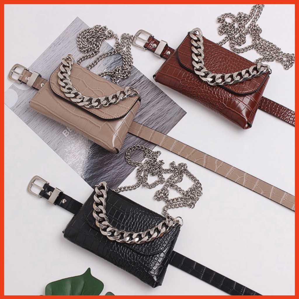 [Mã FAMAYWA2 giảm 10K đơn 50K] Túi đeo chéo nữ 💖Freeship 💖 Túi da giá rẻ NEGA đeo ngang eo bụng cực cá tính và chất 2020 | BigBuy360 - bigbuy360.vn