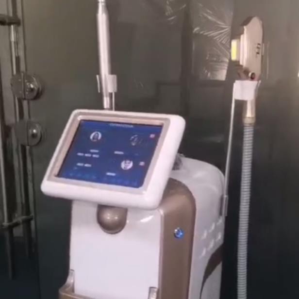 Máy triệt lông laser busan korea - chỉnh postsize to nhỏ tia laser