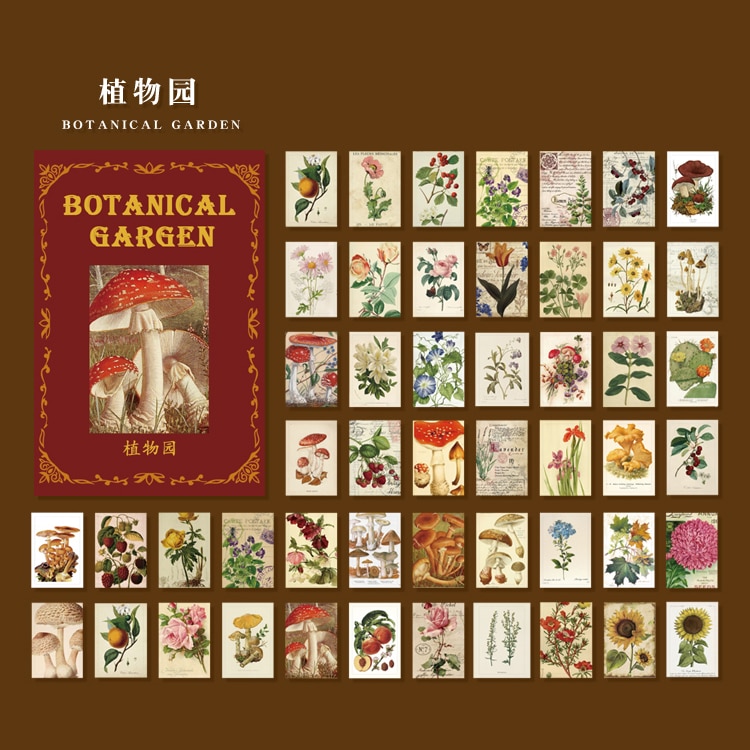 Set 50 sticker dán dành cho trang trí sổ tay nhật ký