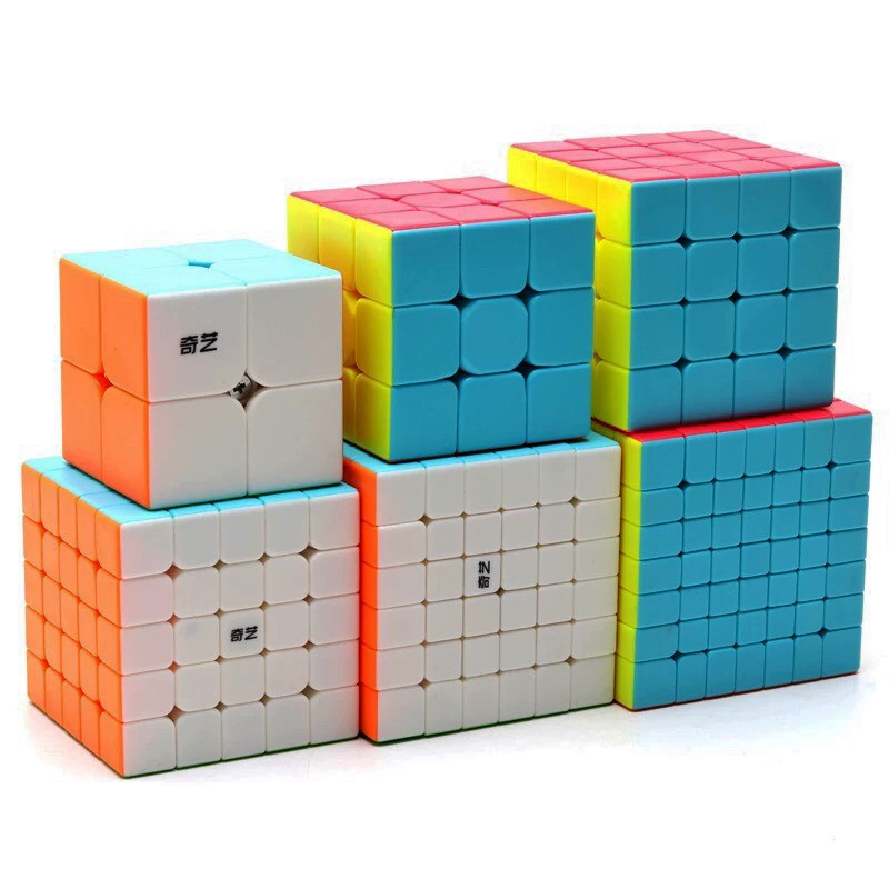 Rubik 2x2, 3x3, 4x4, 5x5, Megaminx, Skewb, Pyraminx, Ivy, Square-1, Kilominx - Rubik Stickerless Chất Lượng Cao