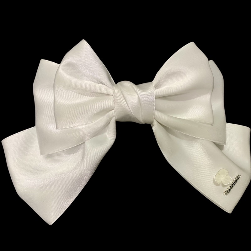 Nơ kẹp tóc lụa 3 tầng phong cách Hàn Quốc siêu yêu - 3 màu