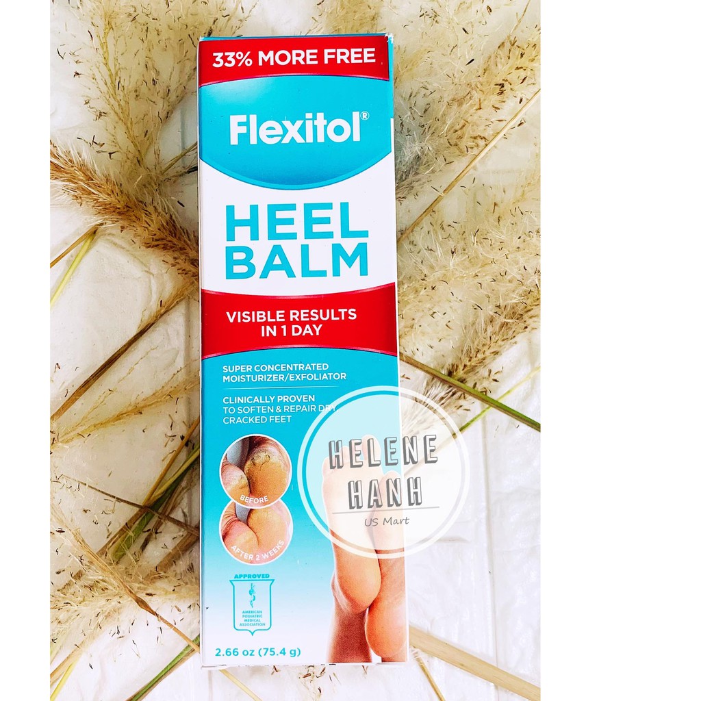 Kem Hổ Trợ Nứt Gót Chân Flexitol Heel Balm 75.4g USA