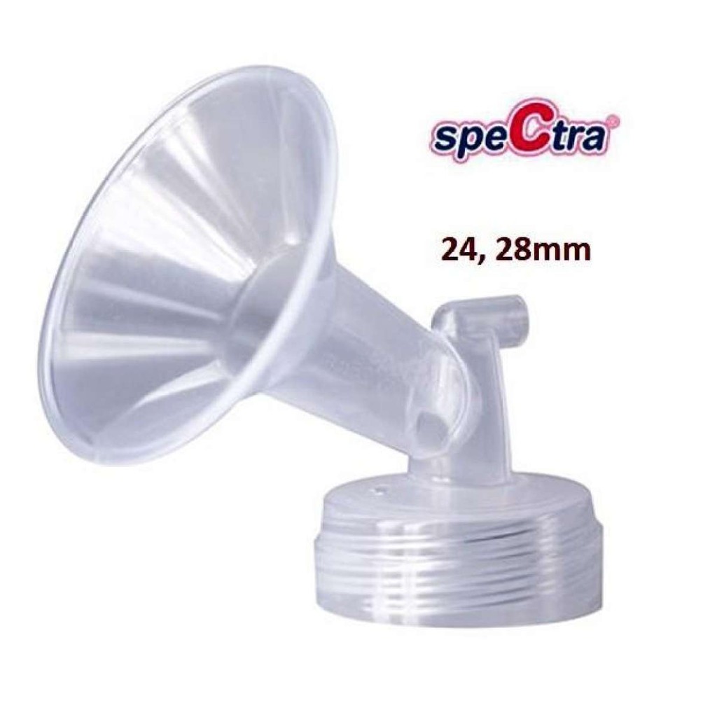 Phễu nhựa cứng cổ rộng size 16/20/24/28/32mm - Phụ kiện cho các máy hút sữa điện SPECTRA (Hàn Quốc)