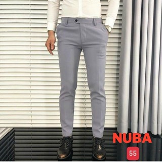 Quần tây âu nam vải kaki màu xám đẹp giá rẻ AT 55