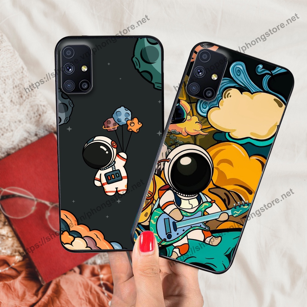 Ốp lưng Samsung M51 vũ trụ phi hành gia cực hot siêu cute-rẻ-bền