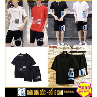 Set thể thao nam (FREESIZE DƯỚI 70KG) in chữ và số ngay góc áo độc đáo trẻ trung, Bộ Thể Thao Nam Quần Áo Thể Thao Nam,