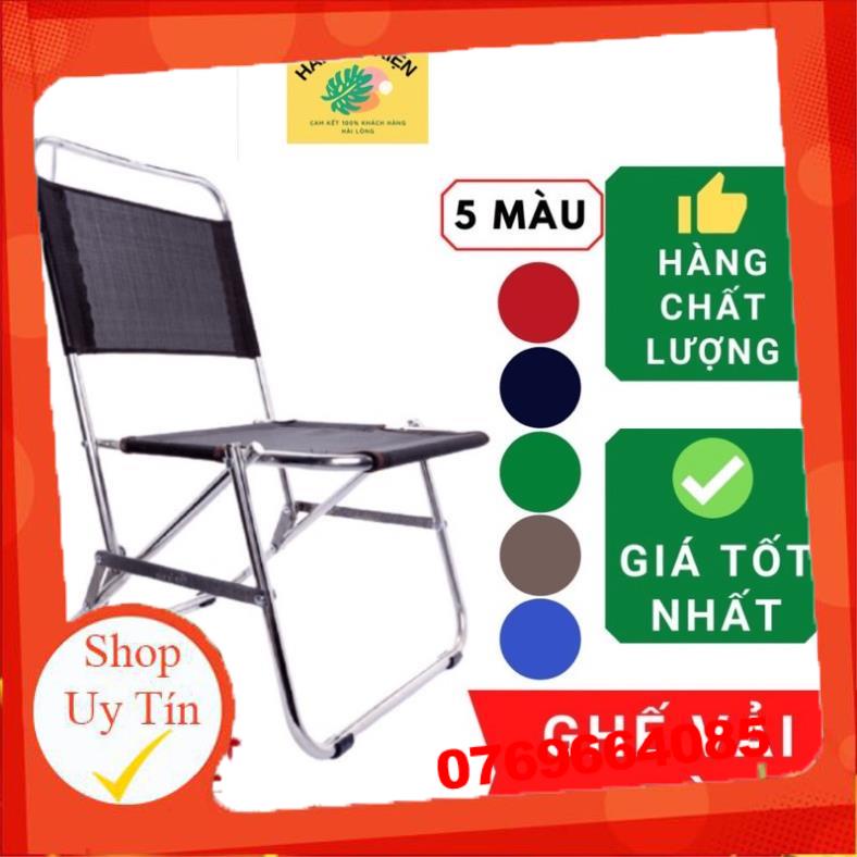 Ghế vải dù gấp gọn cho quán Trà tranh , Câu cá , Du lịch , Dã ngoại -Đ𝗢̂̀ 𝗖𝗔̂𝗨 𝟳𝟭𝟲
