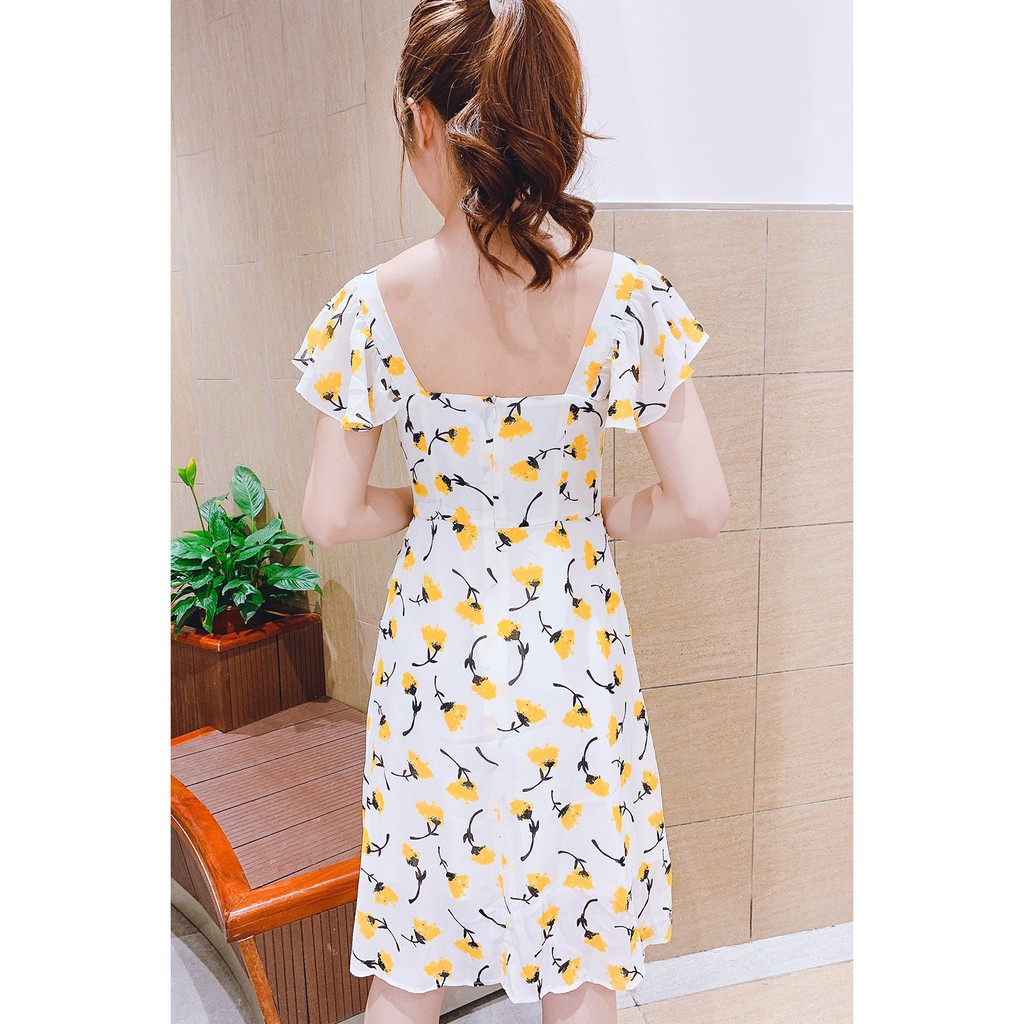 Đầm xòe ngắn tay rút dùm 1 bên DEA0317- 20Again | BigBuy360 - bigbuy360.vn