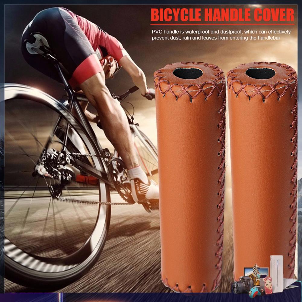 Cặp bao tay lái xe đạp MTB bọc da PU chống trượt