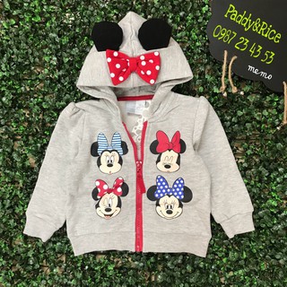 Epk - áo khoác nỉ bông bé gái Minnie