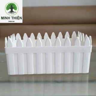 Chậu nhựa hàng rào 30cm x 14cm x 12cm