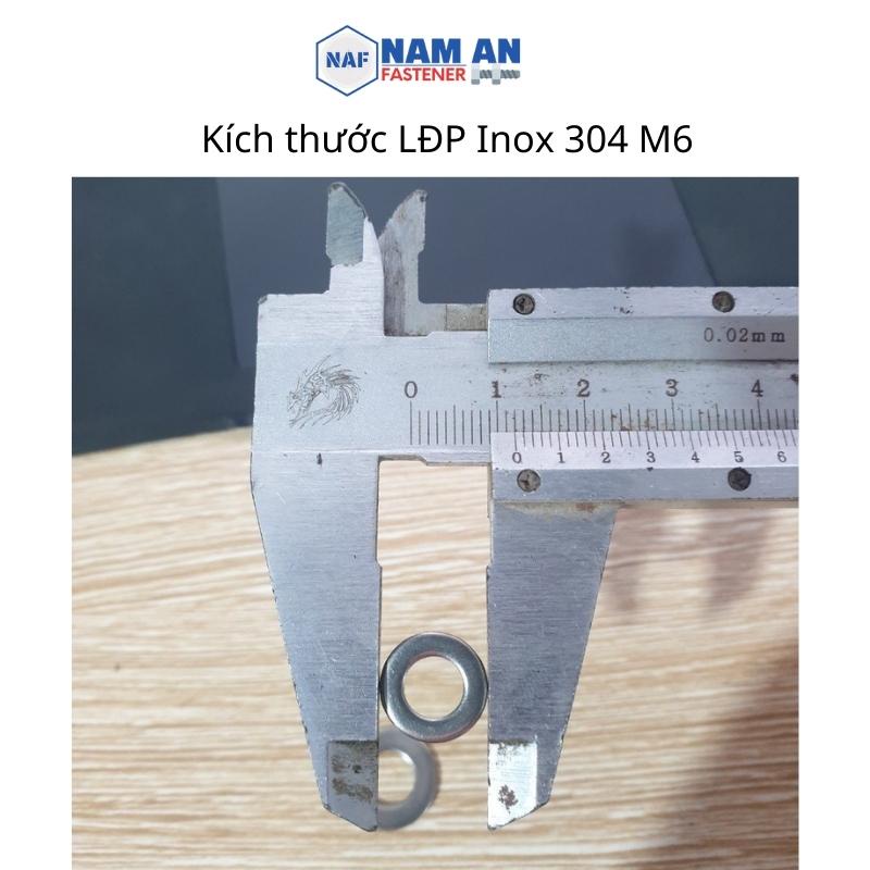 100 con Long đền phẳng Inox 304 M6, M8, M10, M12, long đen phẳng inox 304, vòng đệm inox