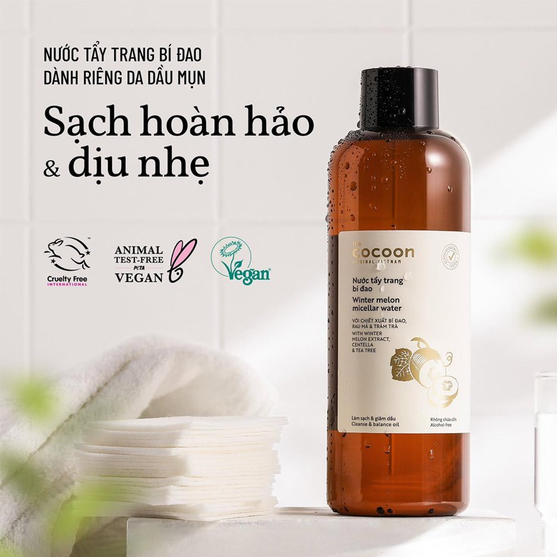 Nước tẩy trang bí đao Cocoon 500ml