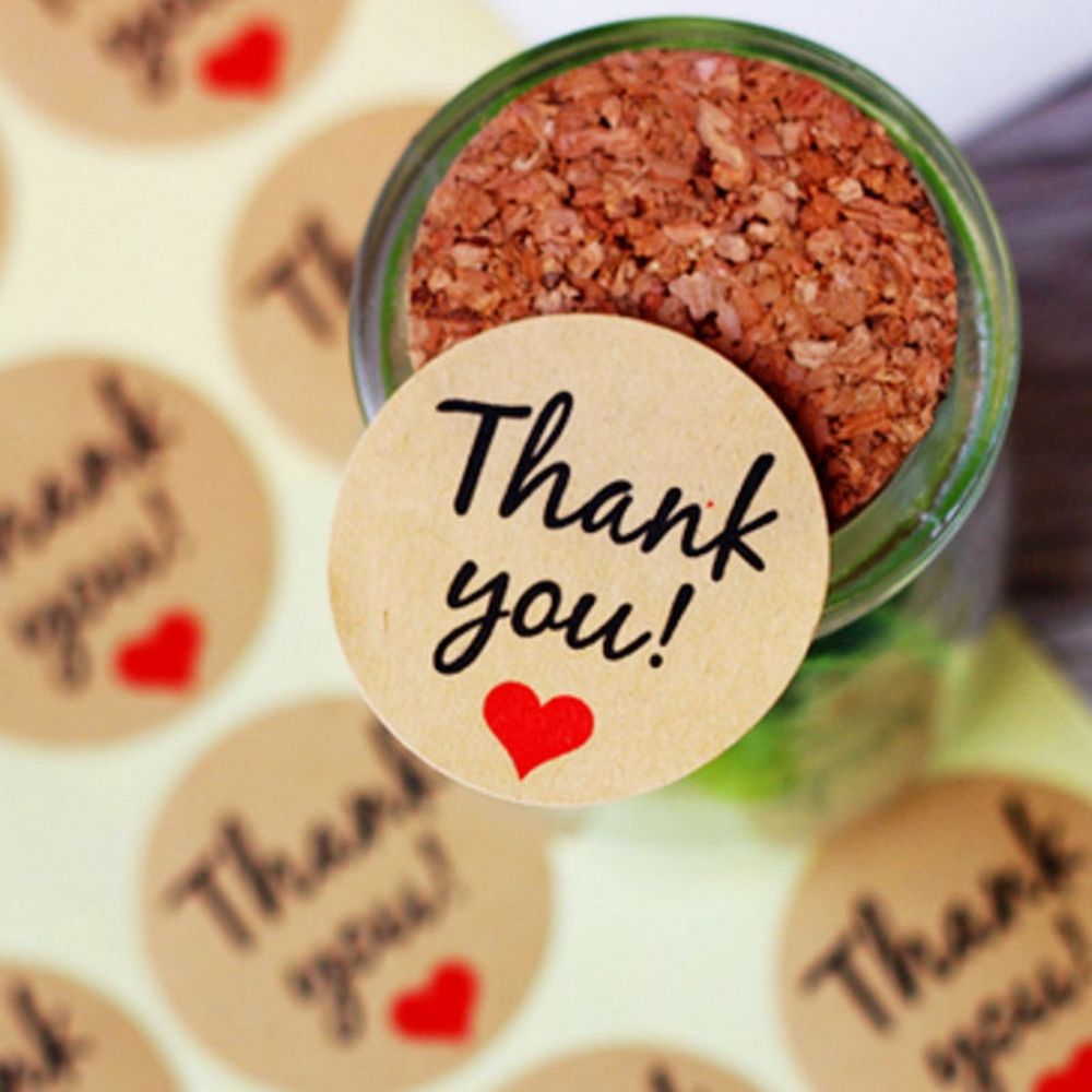 Bộ 60 Nhãn Dán In Chữ Thank You | BigBuy360 - bigbuy360.vn