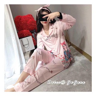 BỘ NGỦ PIJAMA - lụa satin 100% CAO CẤP