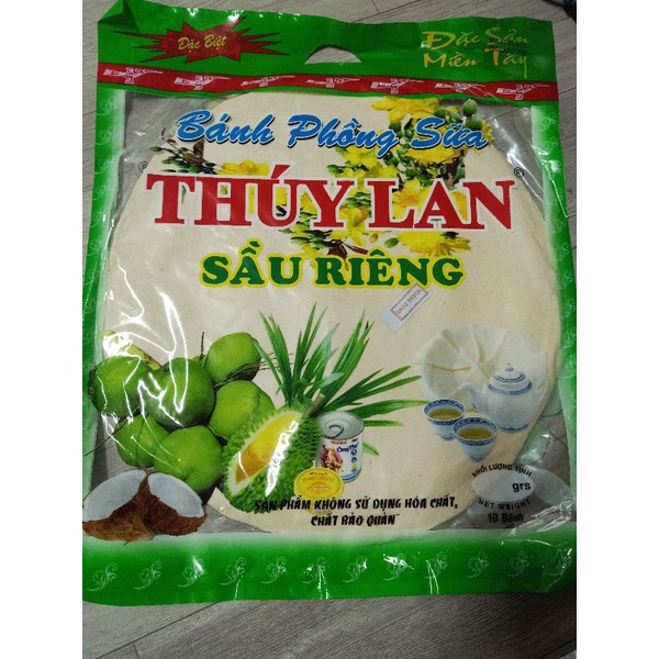 Bánh phồng sữa miền tây bánh tráng sữa vị sữa dừa sầu riêng thơm ngon