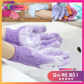 [CHÍNH HÃNG❤️]KOREA BATH LOẠI SỊN, Mua 2 Đôi Tặng 1 Đôi, 1 Đôi Găng Tay Tắm Tẩy Da Chết Cho Da Sáng Mịn,Vải Siêu Mềm
