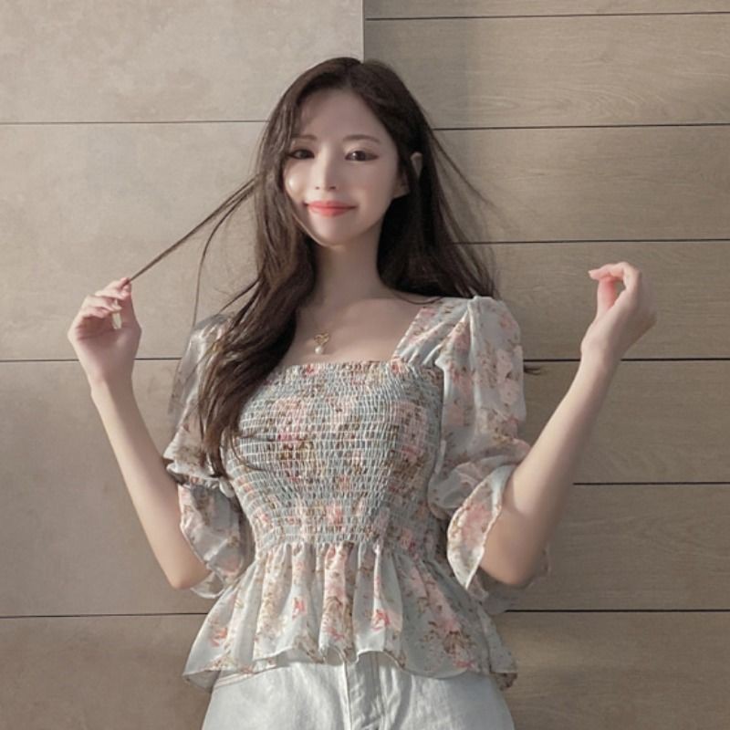 Áo voan cánh hoa ôm eo đầy quyến rũ