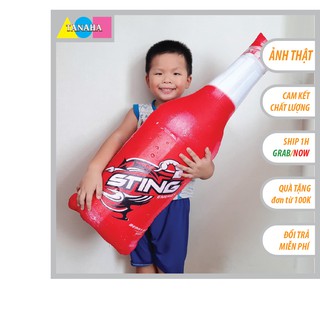 Gối ôm 3D Chai Sting Nhồi Bông An Toàn Êm Ái Cao Cấp , Gấu Bông 3D Chai Sting có 3 size đến 90cm nhồi Bông Gòn Bi Loại 1