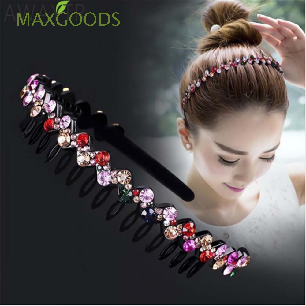 Cài tóc đính đá tiểu thư nữ tính