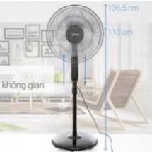 [Free Ship] [Chính Hãng] Quạt Cây Midea FS40-15Q BH 12 Tháng .Free Ship