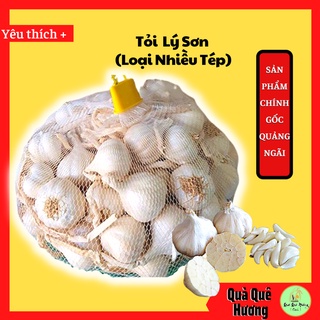 Tỏi lý sơn - loại tỏi nhiều tép - túi lưới 500g-1kg - trồng tại đảo lý sơn - cam kết đúng xuất xứ