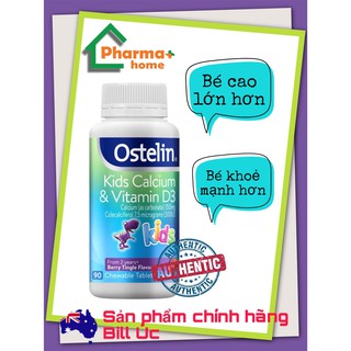 Ostelin Calcium & Vitamin D3 cho bé từ 2 tuổi, 90 viên