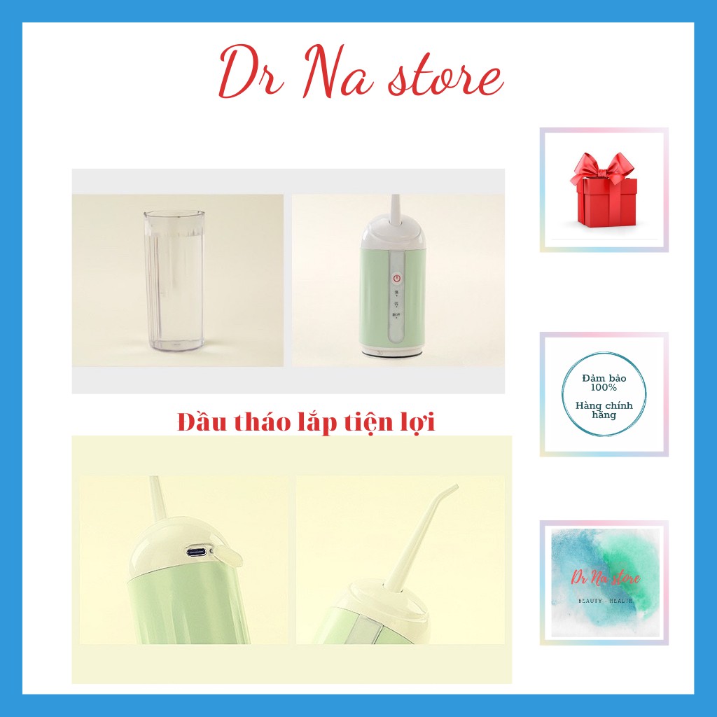 Máy tăm nước, tăm nước nha khoa vệ sinh răng miệng INTENSIVE cao cấp 200ml
