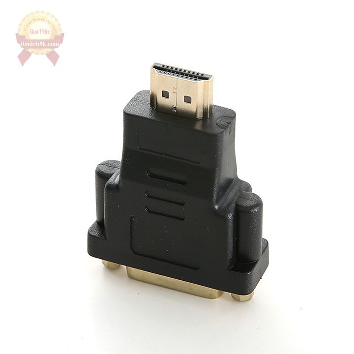 Đầu chuyển HDMI sang DVI 24+5 hai chiều đa năng màu đen